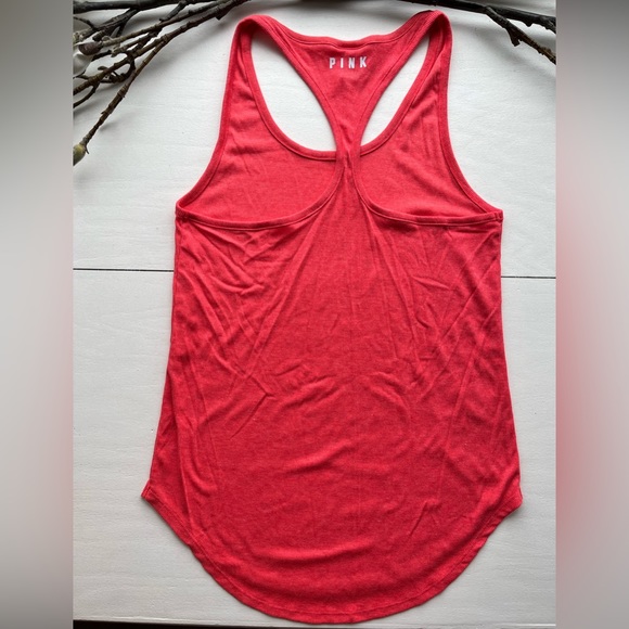 Pink VS Racerback Ribbed Tank - Picture 7 of 7